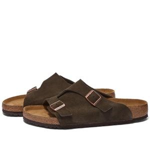 BRAND NEW Birkenstock Zurich Soft Footbed Mocha, sz regular fit UK8 US9-9.5 EU42